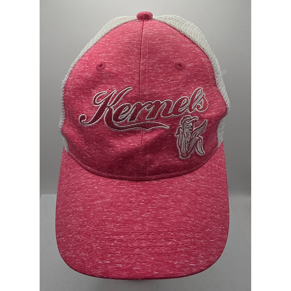 Cedar Rapids Kernels MiLB Baseball Youth Trucker‎ Hat Pink Mesh Strapback Cap